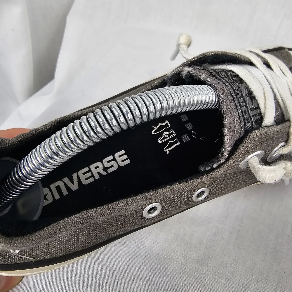 Converse All Star Chuck Taylor Sneakers Women's Size 5.5 Gray Low Rise Slip On‎ - Picture 3 of 8